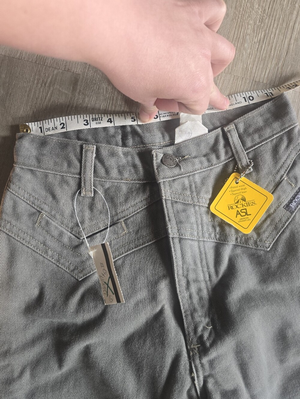 VTG Rockies Womans "Smokey" Gray Relaxed-Fit Jeans High Waisted